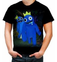 Camiseta Personagem Azul Babão Jogo Infantil 1