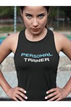 Camiseta Personal Trainer Dry Fit Regata Feminina