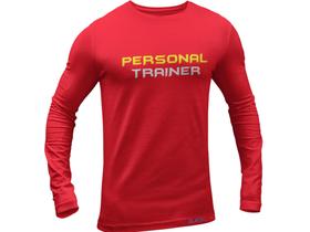 Camiseta Personal Trainer Manga Longa Academia Professor Camiseta Personal Trainer Manga Longa Academia Professor