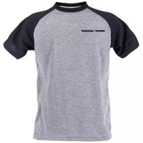 Camiseta personal trainer uniforme academia profissão