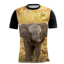 Camiseta Personalizada Animal Selva Elefante Fofo Bebê 1