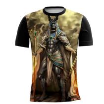 Camiseta Personalizada Anúbis Deus Egípcio Estilo Único 22