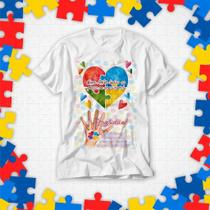 Camiseta Personalizada Autismo Estampa Arte Modelo Especial Camiseta Personalizada Autismo Estampa Arte Modelo Especial