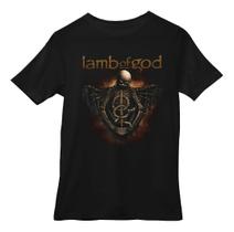 Camiseta Personalizada Banda Lamb Of God Tecido Leve Algodão