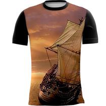 Camiseta Personalizada Barco Navegação Navio Marinha 14