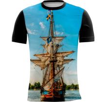 Camiseta Personalizada Barco Navegação Navio Marinha 2