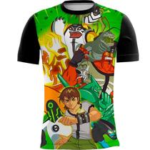 Camiseta Personalizada Ben 10 Animação Aventura 07 Camiseta Personalizada Ben 10 Animação Aventura 07