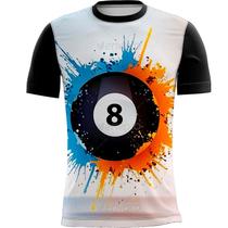 Camiseta Personalizada Bilhar Esporte Estratégia 09
