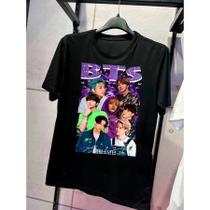 Camiseta Personalizada BTS K-POP Unissex Camiseta Personalizada BTS K-POP Unissex