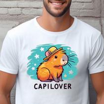 Camiseta Personalizada Capivara Capibara Capilover Unissex Camisa 100% Algodão.