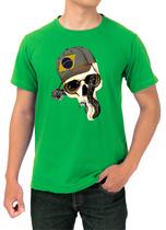 Camiseta Personalizada Caveira com Boné