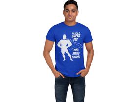 Camiseta Personalizada Dia Dos Pais Presente Melhor Pai Azul Royal - Del France