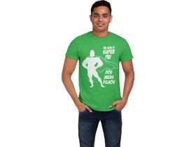 Camiseta Personalizada Dia Dos Pais Presente Melhor Pai Verde Bandeira