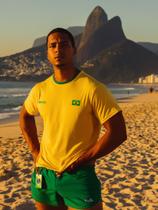 Camiseta personalizada Dry Fit Brasil Moda Copa 2026 Camiseta personalizada Dry Fit Brasil Moda Copa 2026