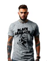 Camiseta Personalizada Estampa Black Sabbath Masculina Algodão Estampada Gola Careca Ref 02