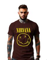 Camiseta Personalizada Estampada Banda Nirvana Smile Unissex Malha 100% Algodao Linha Premium Camiseta Personalizada Estampada Banda Nirvana Smile Unissex Malha 100% Algodao Linha Premium