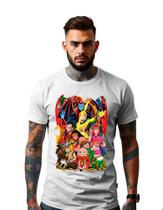 Camiseta Personalizada Estampada Basquete Chicago Unissex Malha 100% Algodao Linha Premium
