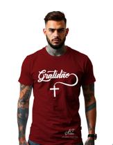 Camiseta Personalizada Estampada Crista Religiosa Ide Pregai Unissex Malha 100% Algodao