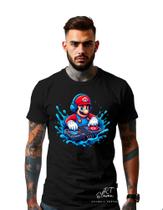 Camiseta Personalizada Estampada desenho DJ Unissex Malha 100% Algodao Linha Premium