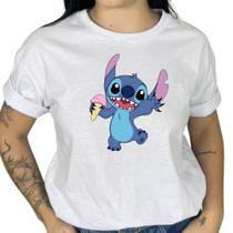 Camiseta Personalizada Feminina Moda Fofa Cute Lilo Filmes Extra confortavel