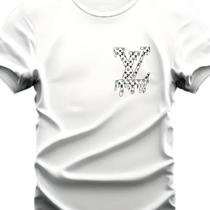 Camiseta Personalizada L V Qualidade premium fio 30.1