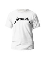 Camiseta Personalizada Metalica Masculina 100% Algodão Caimento Perfeito