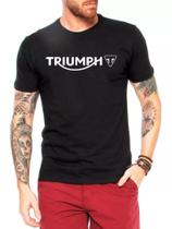 Camiseta Personalizada Moto Triumph 100% Algodão Camiseta Personalizada Moto Triumph 100% Algodão
