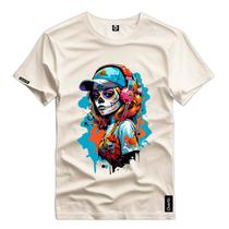 Camiseta Personalizada Mulher Fone Style Top Camisa Algodão Premium Básica Varias Cores