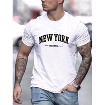 Camiseta Personalizada New York 100%Algodão Camiseta Personalizada New York 100%Algodão
