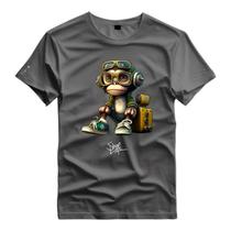 Camiseta Personalizada Old Monkey Nerd Macaco Com Óculos Style