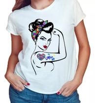 Camiseta Personalizada Orgulho Mãe De Autista Autismo Camiseta Personalizada Orgulho Mãe De Autista Autismo