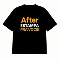 Camiseta Personalizada Oversized de Algodão Premium Camiseta Personalizada Oversized de Algodão Premium