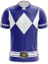 Camiseta Personalizada POWER RANGERS - Ranger Azul - 02 - Elbarto Personalizados