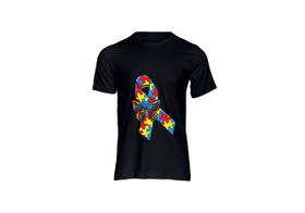 Camiseta Personalizada Simbolo Autismo Tecido Premium 30.1 Camiseta Personalizada Simbolo Autismo Tecido Premium 30.1