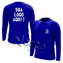 Camiseta Personalizada Sua Logo Manga Longa Camiseta Personalizada Sua Logo Manga Longa