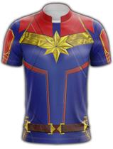 Camiseta Personalizada SUPER - HERÓIS Capitã Marvel - 013