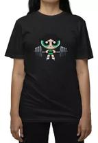 Camiseta Personalizada Super Poderosas Docinho Gym Academia 100% Algodão