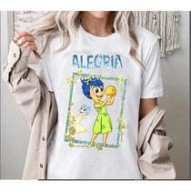 Camiseta Personalizada Tshirt Adulto e Infantil Alegria Nojinho Tristeza