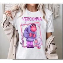 Camiseta Personalizada Tshirt Adulto e Infantil Alegria Nojinho Tristeza Camiseta Personalizada Tshirt Adulto e Infantil Alegria Nojinho Tristeza