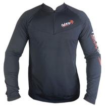Camiseta Pesca Masculina Zíper Proteção UPF50+Fishing Co - Camiseta Pesca Masculina Zíper Proteção UPF50+Fishing Co -
