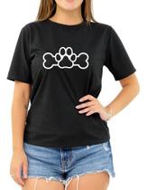 Camiseta Pet Love Cachorro Gato Coração Amor Feminina