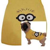 Camiseta Pet Minions Para Cães - 01 A 07