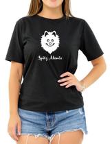Camiseta Pet Pomerânia Spitz Alemão Cachorro Roupa Feminina Camiseta Pet Pomerânia Spitz Alemão Cachorro Roupa Feminina