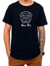 Camiseta Pet Shar Pei Cachorro Cão Raça Presente Natal Roupa