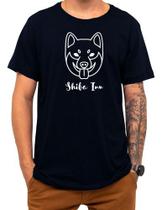 Camiseta Pet Shiba Inu Akita Inu Cachorro Cão Raça Presente Camiseta Pet Shiba Inu Akita Inu Cachorro Cão Raça Presente