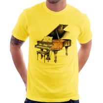 Camiseta Piano Arte - Foca na Moda