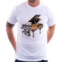 Camiseta Piano Arte - Foca na Moda