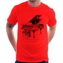 Camiseta Piano Arte - Foca na Moda