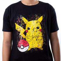 Camiseta Pikachu Infantil Camisa Estampada Desenho Básica - Glev Conceito