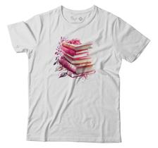 Camiseta Pilha De Livros Camisa Leitura